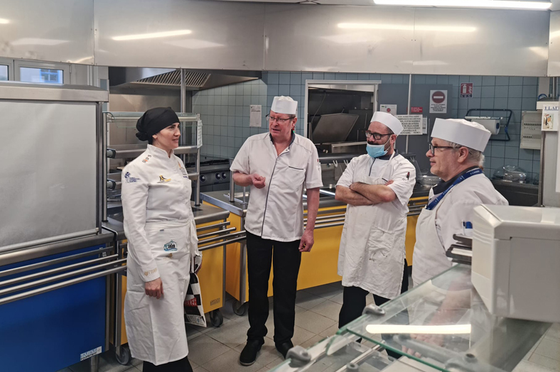 Venue d'une grande cheffe roumaine au sein du lycée La Brosse !