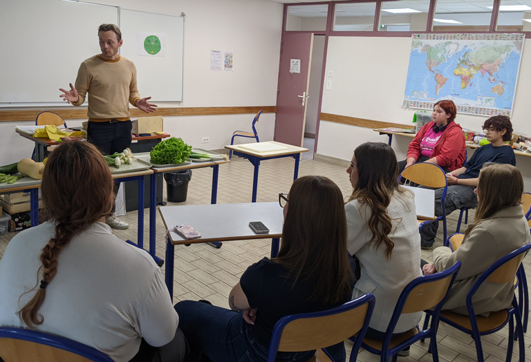 Des ateliers pour lutter contre le gaspillage au lycée de Champs